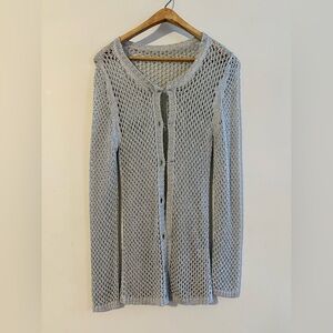 Chrome Open-Knit Women's Cardigan